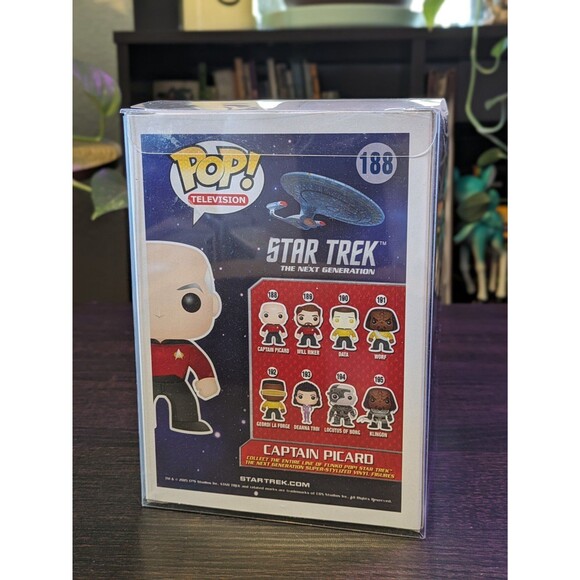 Funko Pop! Star Trek: Next Generation Captain Picard #188 - Picture 3 of 6
